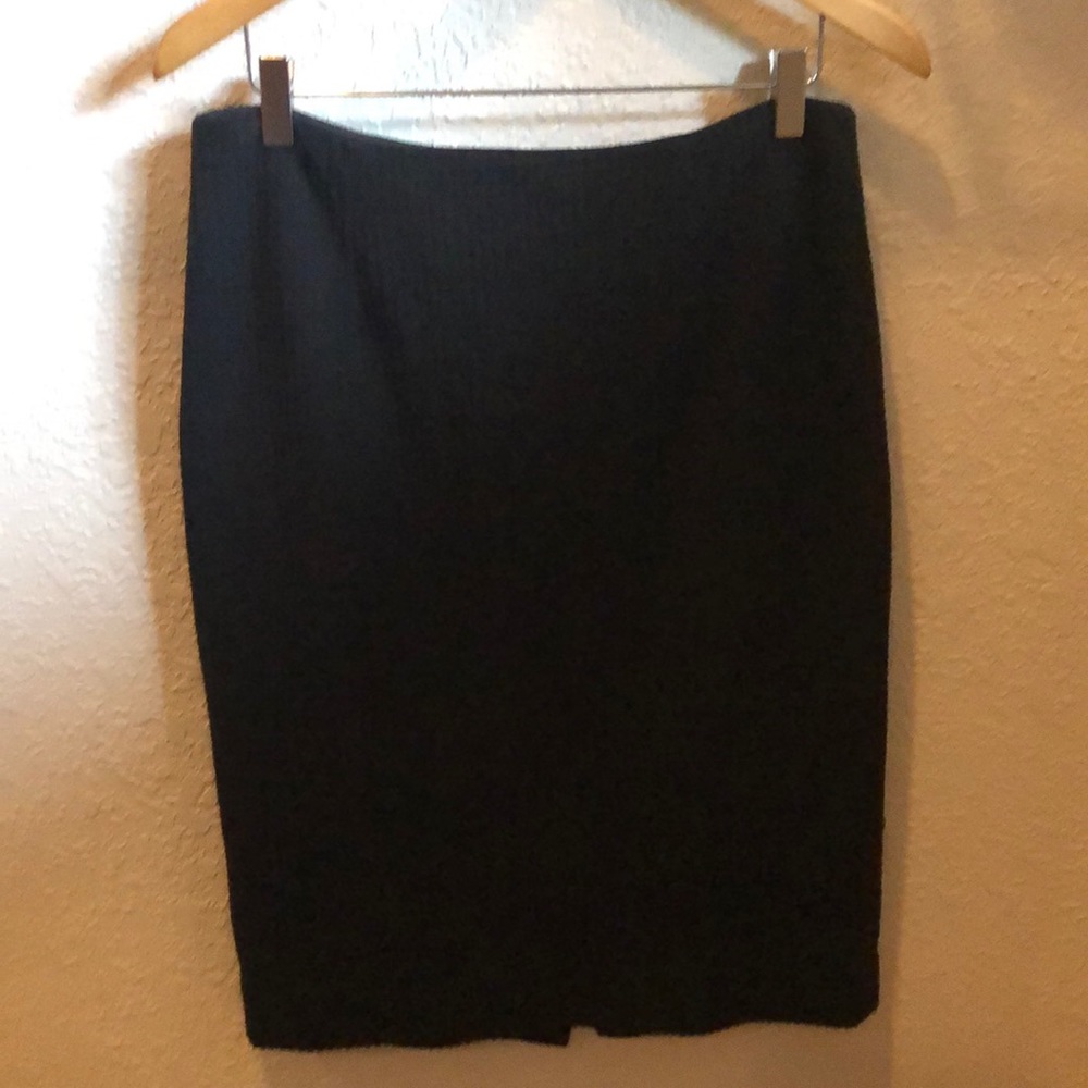 Black Nanette Lepore Knit Pencil Skirt